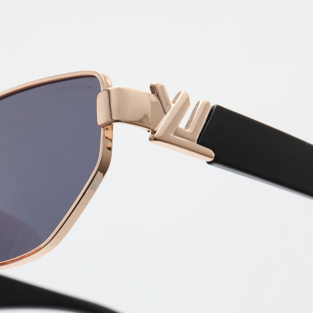 Louis vuitton V-Logo Metal Square Sunglasses (Model 6A006)