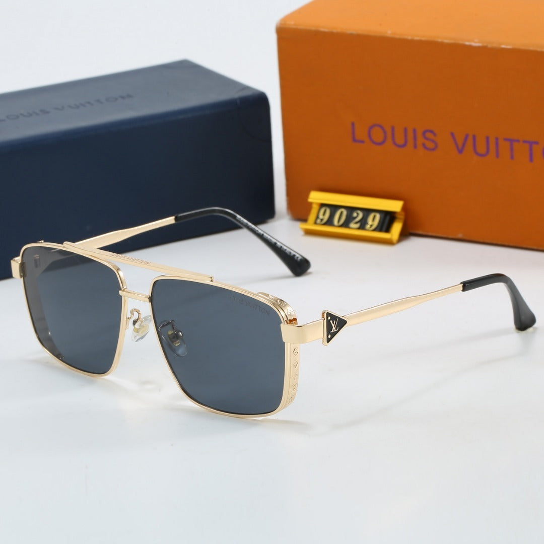 Louis vuitton Double Bridge Metal Square Sunglasses