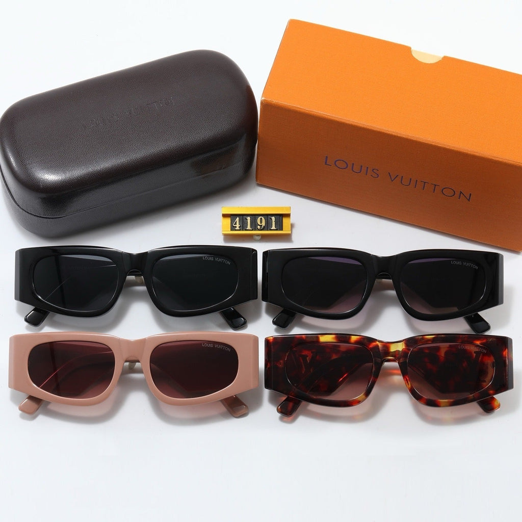 Louis vuitton Vintage Cat-Eye Bold Frame Sunglasses with Metal Detail (Model 4191)