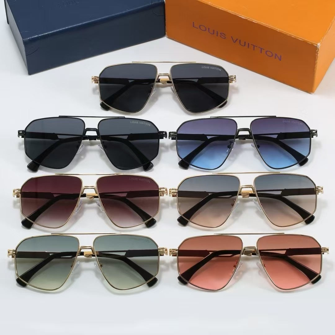 Louis vuitton Metal Vanguard Double Bridge Aviator Sunglasses