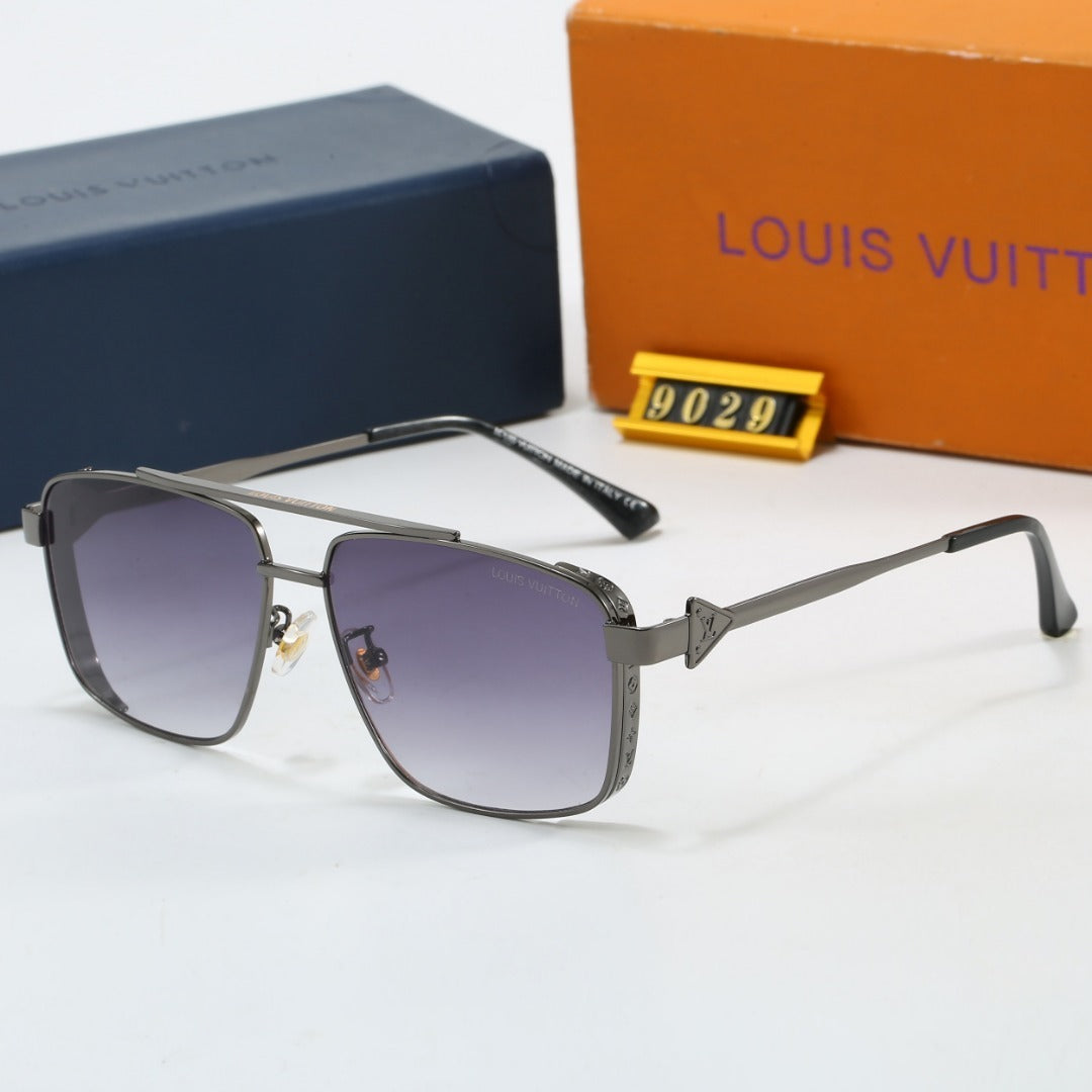 Louis vuitton Double Bridge Metal Square Sunglasses