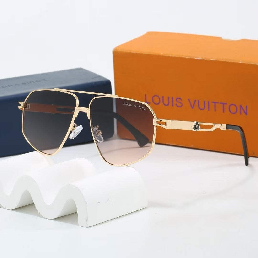 Louis vuitton Metal Vanguard Double Bridge Aviator Sunglasses