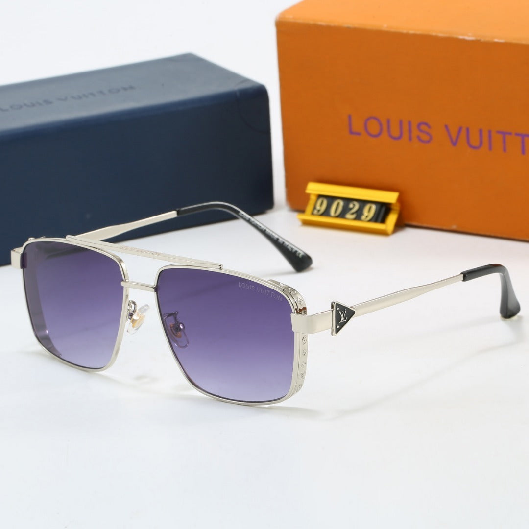 Louis vuitton Double Bridge Metal Square Sunglasses