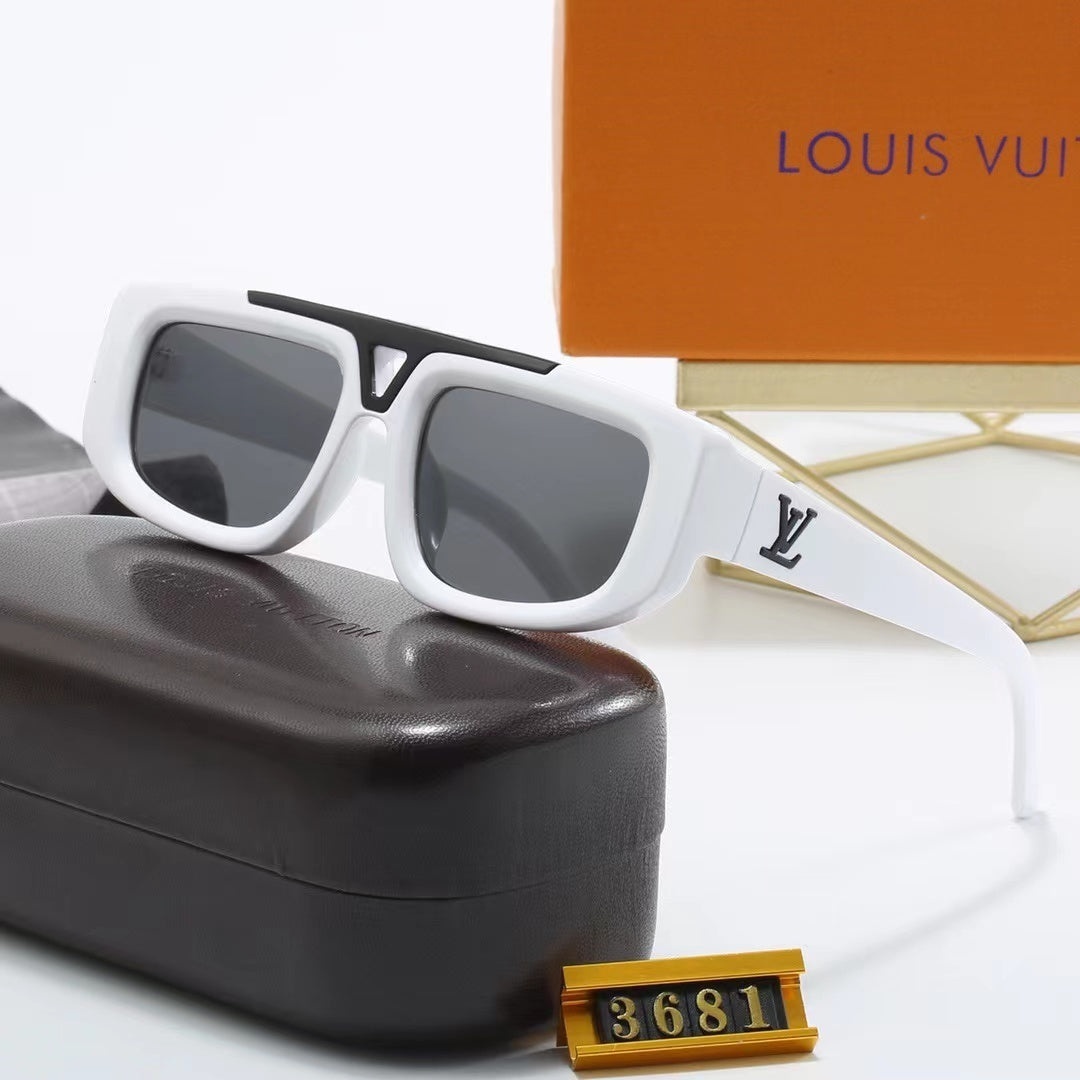 Louis vuitton Vintage Aviator Bold Oversized Sunglasses (Model 3681)