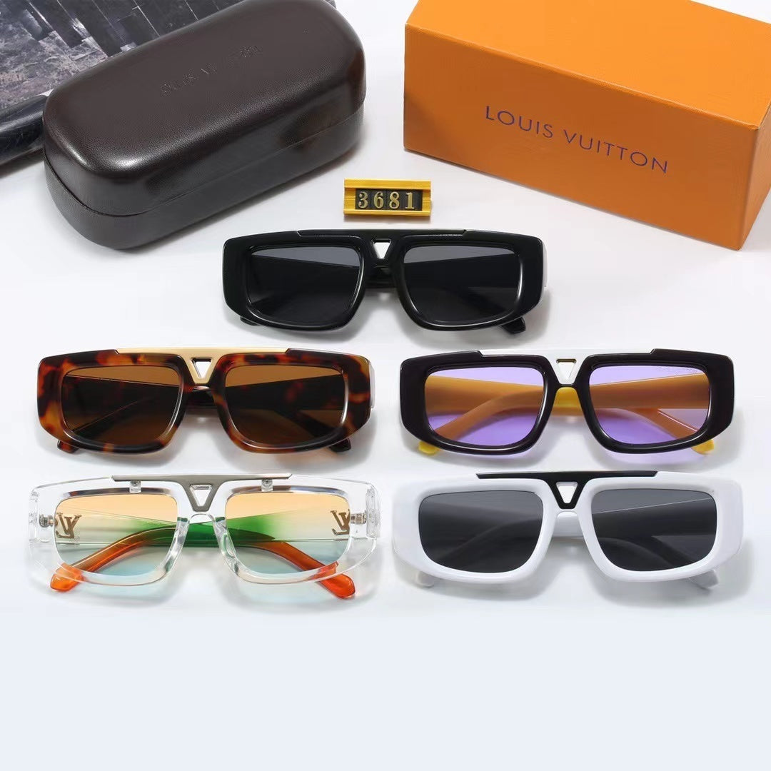 Louis vuitton Vintage Aviator Bold Oversized Sunglasses (Model 3681)