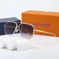 Louis vuitton Metal Double Bridge Polygonal Sunglasses