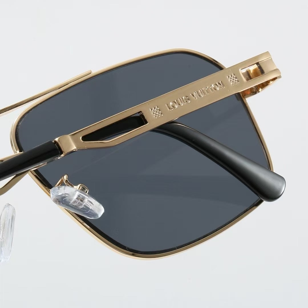 Louis vuitton Double Bridge Metal Square Sunglasses