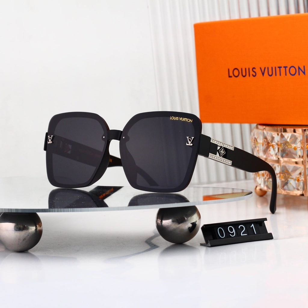 Louis vuitton Metal Logo Oversized Sunglasses 0921
