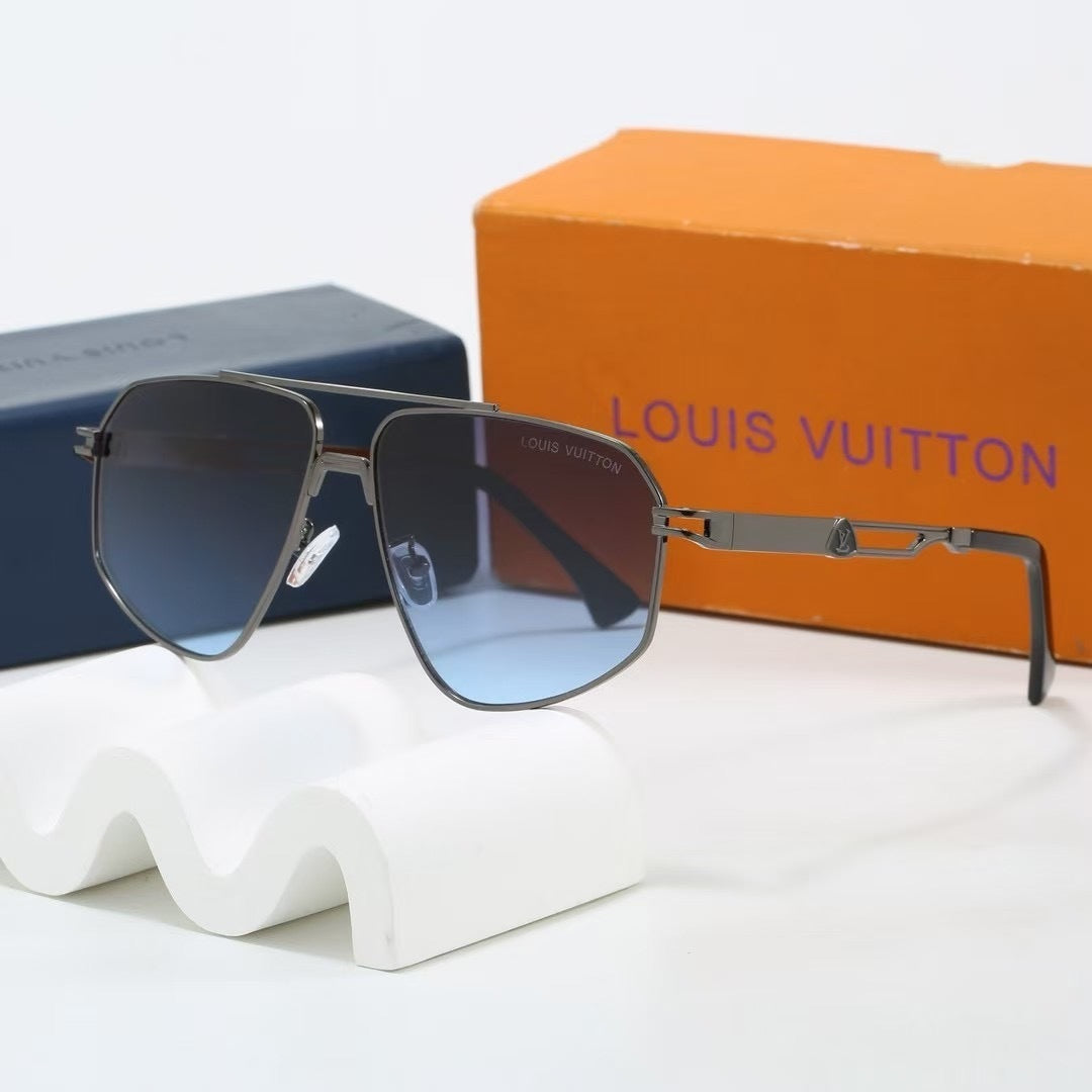 Louis vuitton Metal Vanguard Double Bridge Aviator Sunglasses