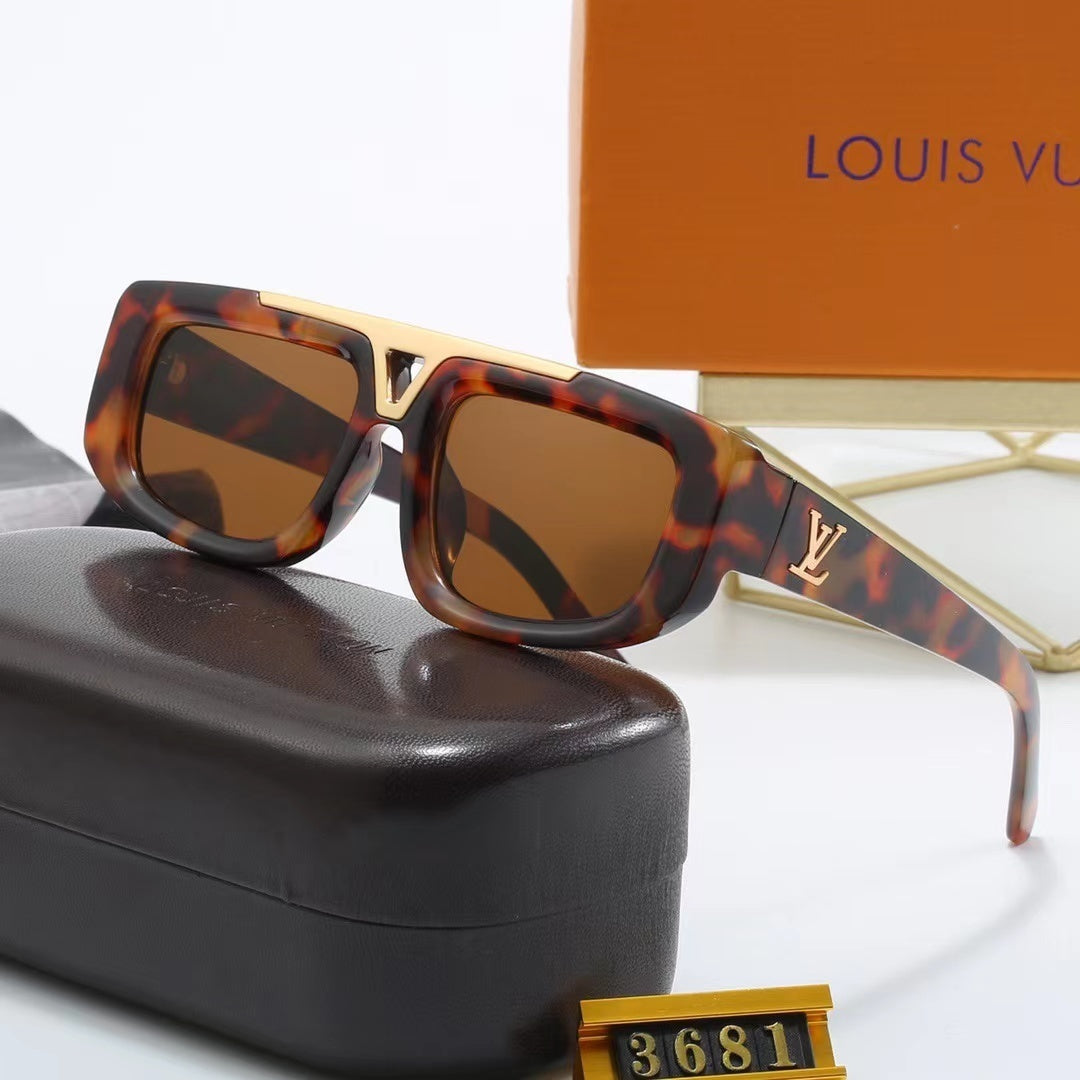Louis vuitton Vintage Aviator Bold Oversized Sunglasses (Model 3681)
