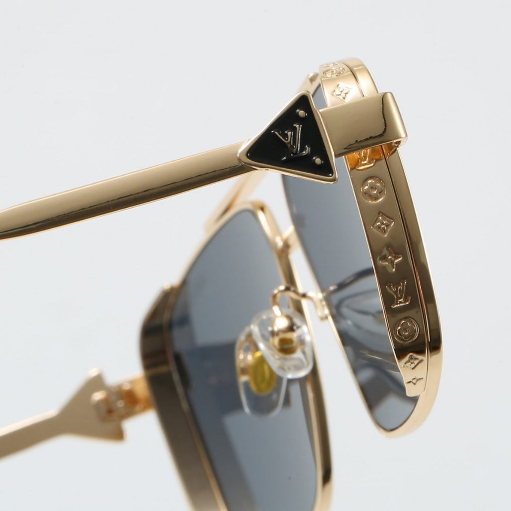 Louis vuitton Double Bridge Metal Square Sunglasses
