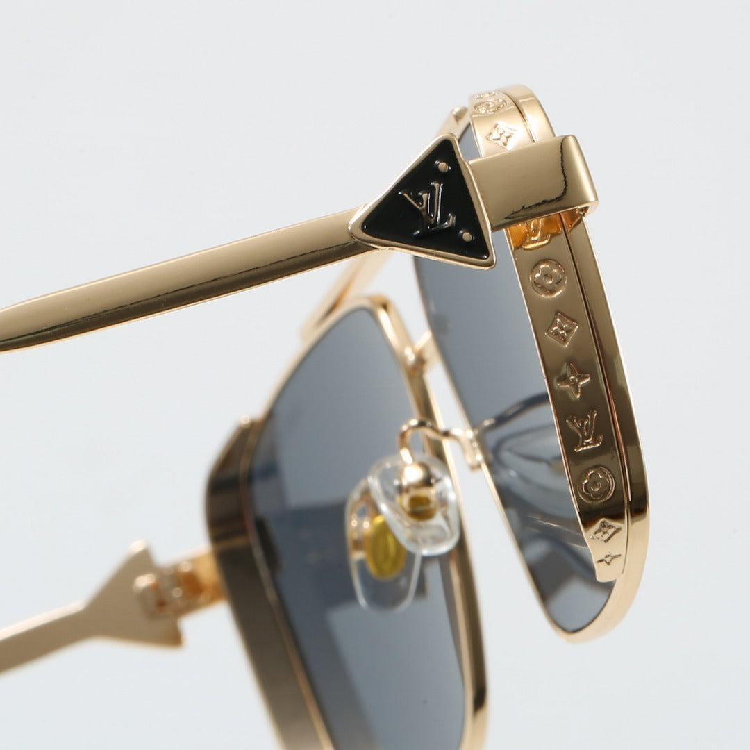 Louis vuitton Double Bridge Metal Square Sunglasses