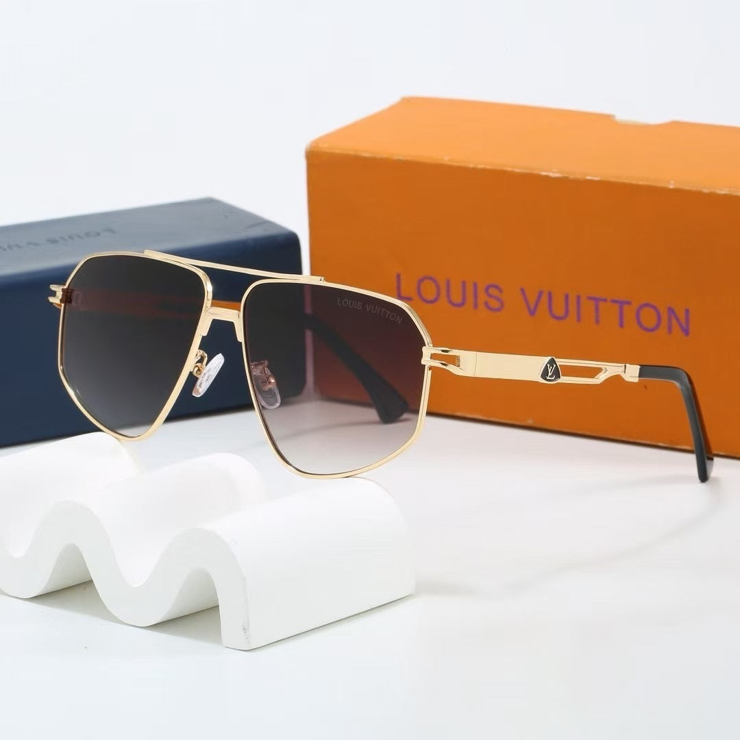 Louis vuitton Metal Vanguard Double Bridge Aviator Sunglasses