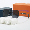 Louis vuitton Metal Double Bridge Square Sunglasses with Pearl & Monogram Details