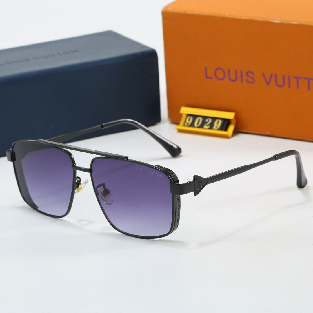 Louis vuitton Double Bridge Metal Square Sunglasses
