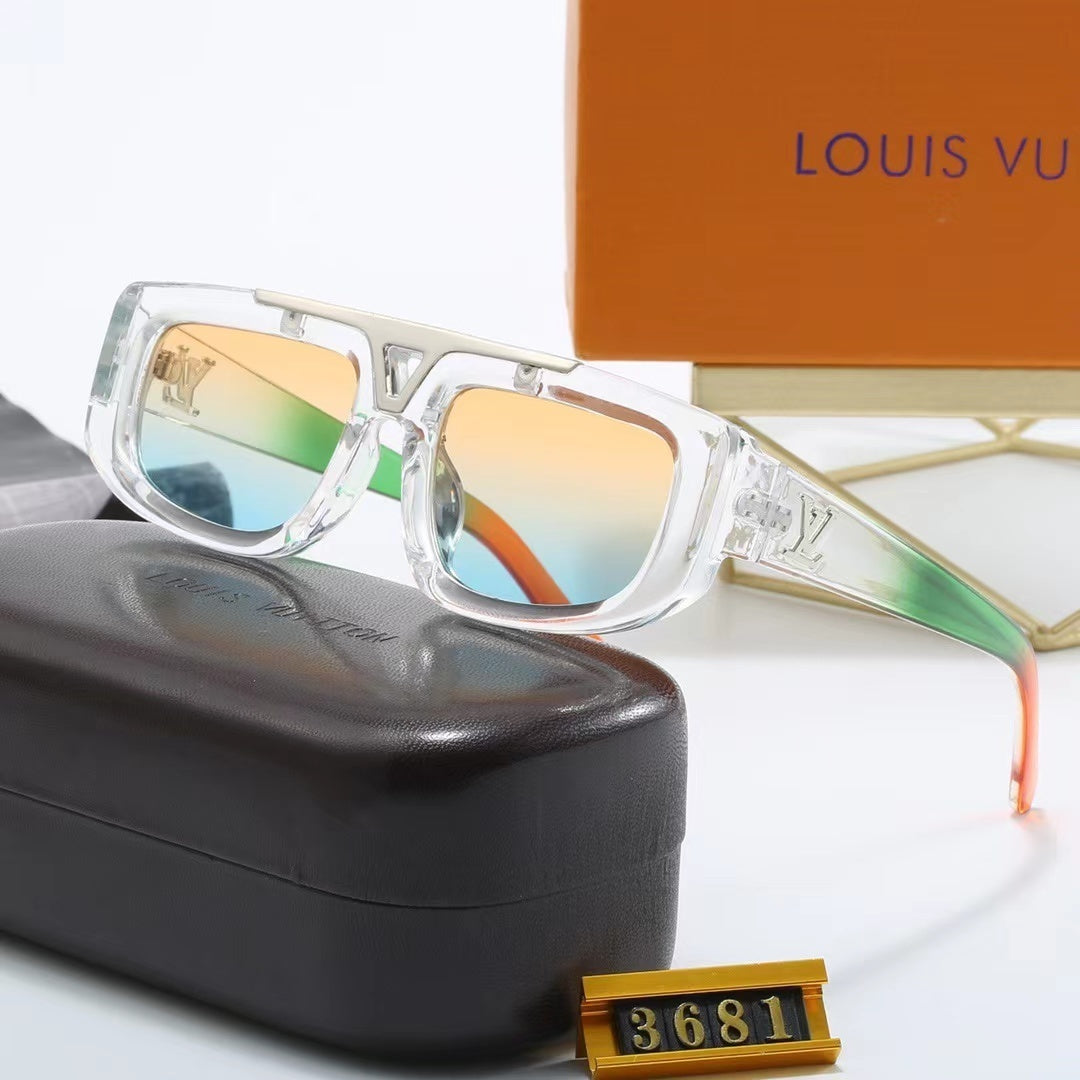 Louis vuitton Vintage Aviator Bold Oversized Sunglasses (Model 3681)