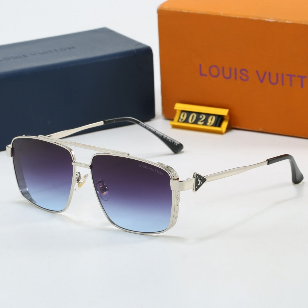 Louis vuitton Double Bridge Metal Square Sunglasses
