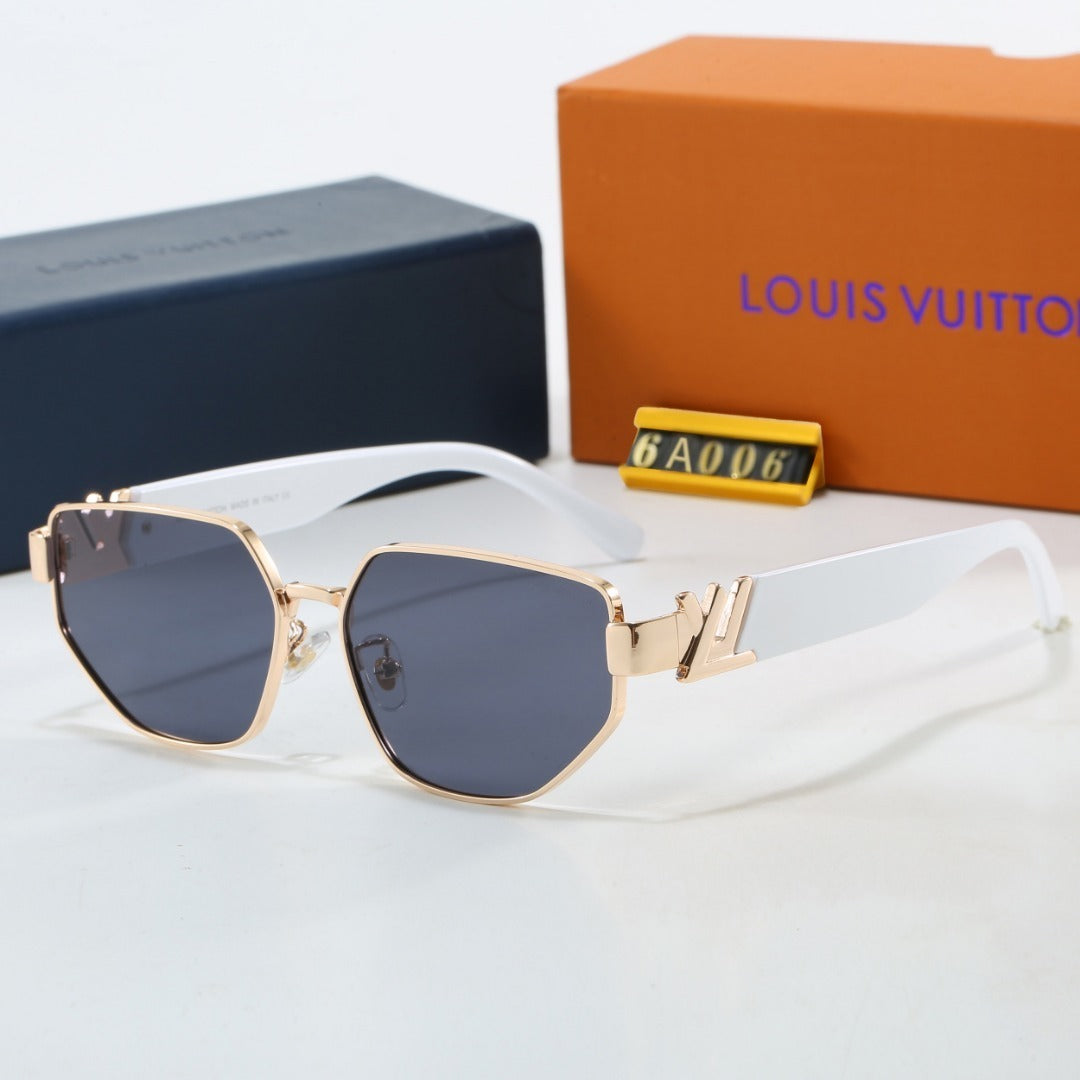 Louis vuitton V-Logo Metal Square Sunglasses (Model 6A006)