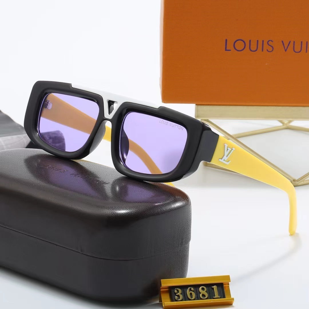 Louis vuitton Vintage Aviator Bold Oversized Sunglasses (Model 3681)