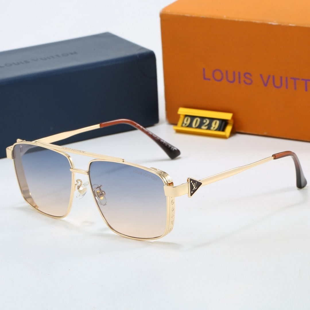 Louis vuitton Double Bridge Metal Square Sunglasses