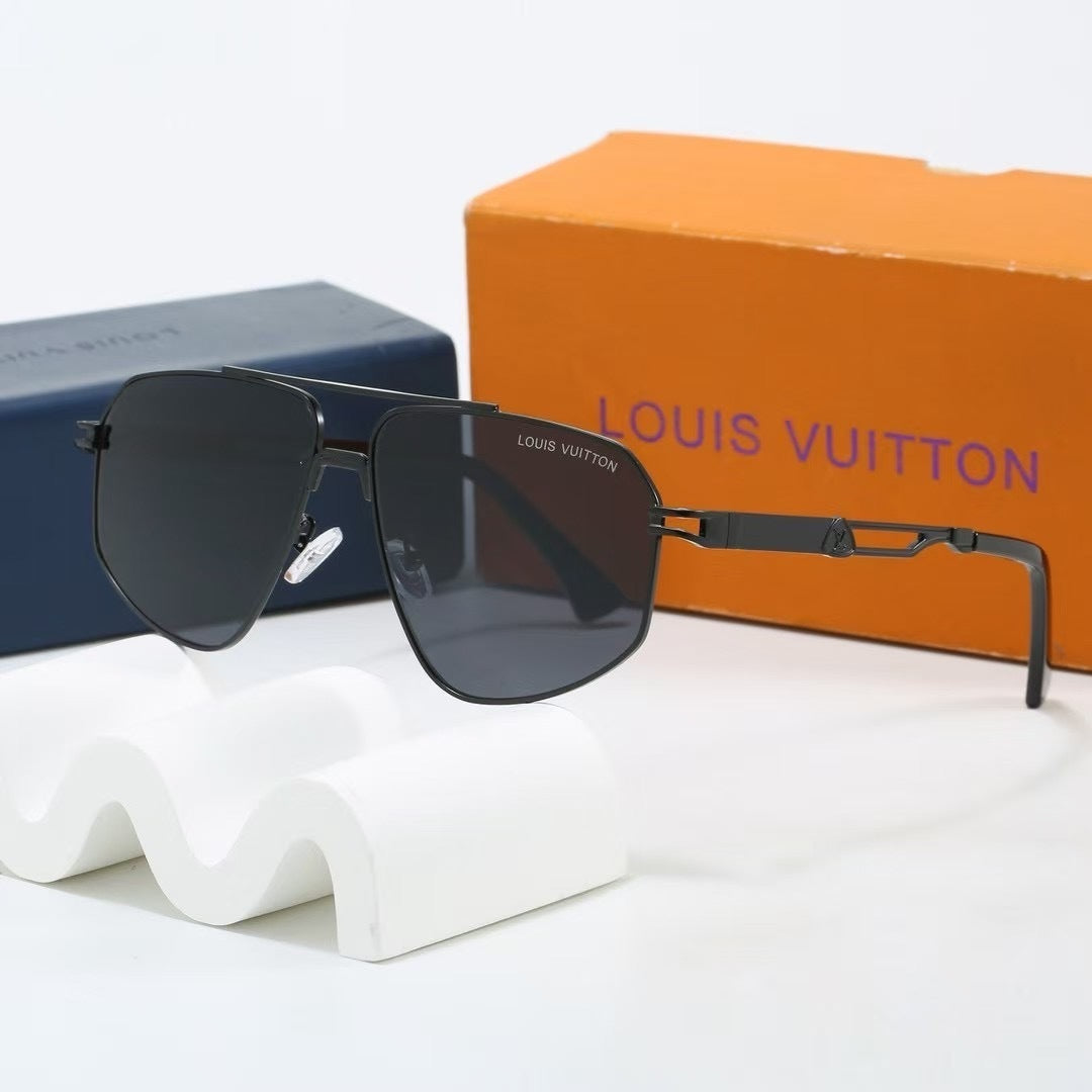 Louis vuitton Metal Vanguard Double Bridge Aviator Sunglasses
