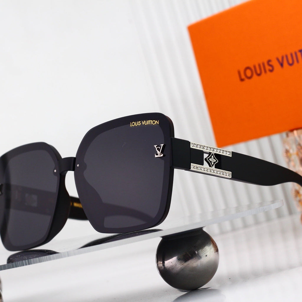 Louis vuitton Metal Logo Oversized Sunglasses 0921