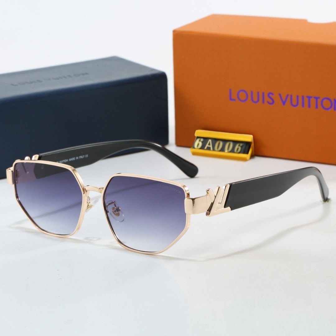 Louis vuitton V-Logo Metal Square Sunglasses (Model 6A006)