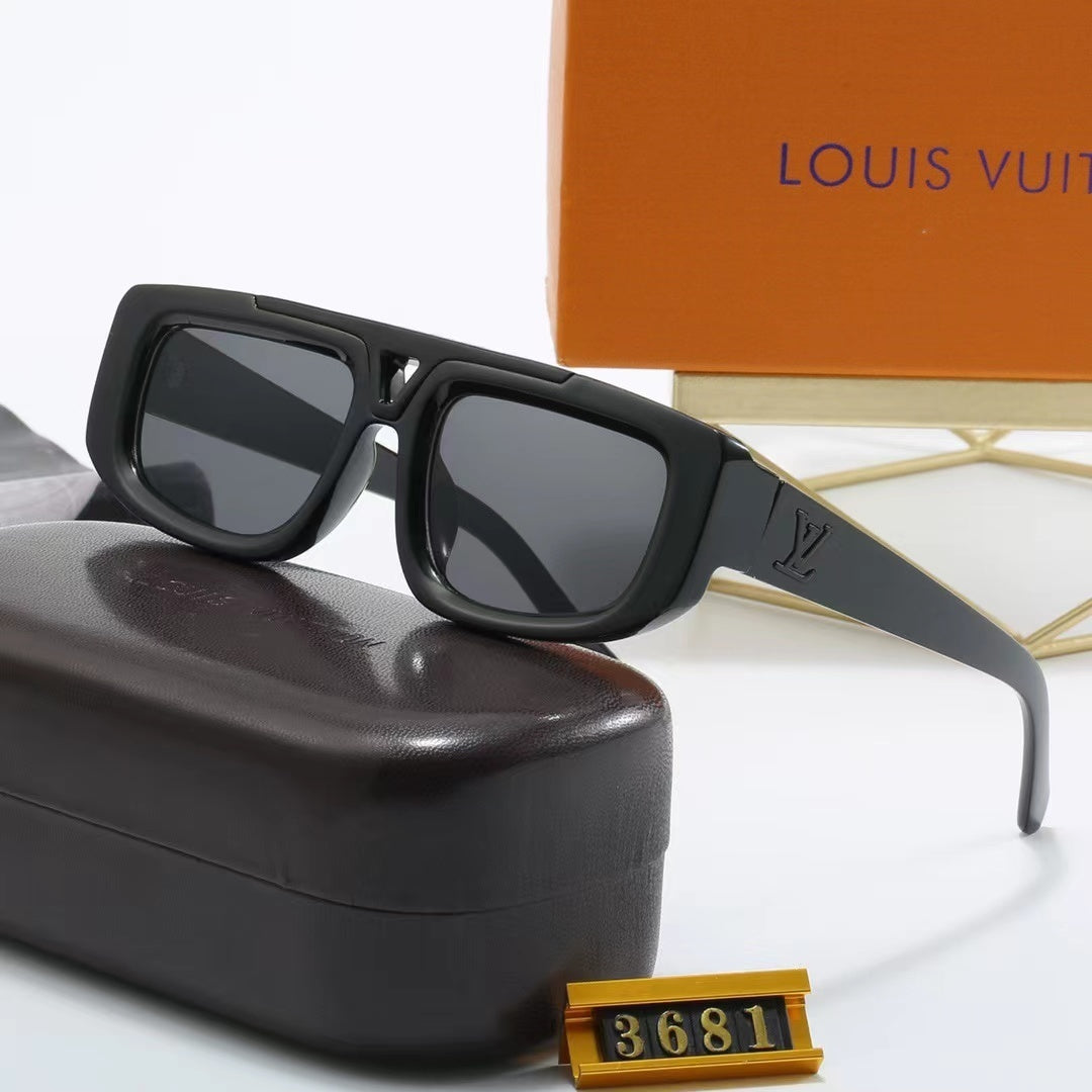 Louis vuitton Vintage Aviator Bold Oversized Sunglasses (Model 3681)