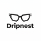 Dripnest 墨镜 Logo 透明背景