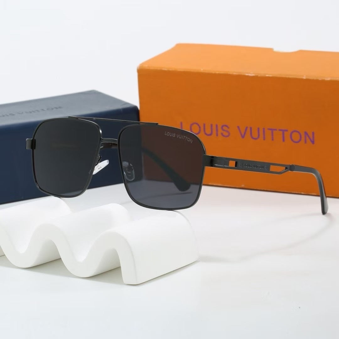 Louis vuitton Double Bridge Metal Square Sunglasses