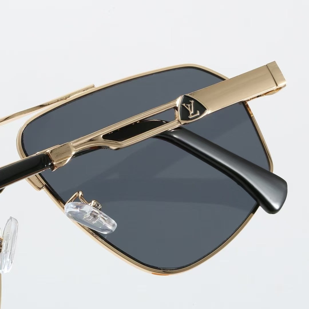 Louis vuitton Metal Vanguard Double Bridge Aviator Sunglasses