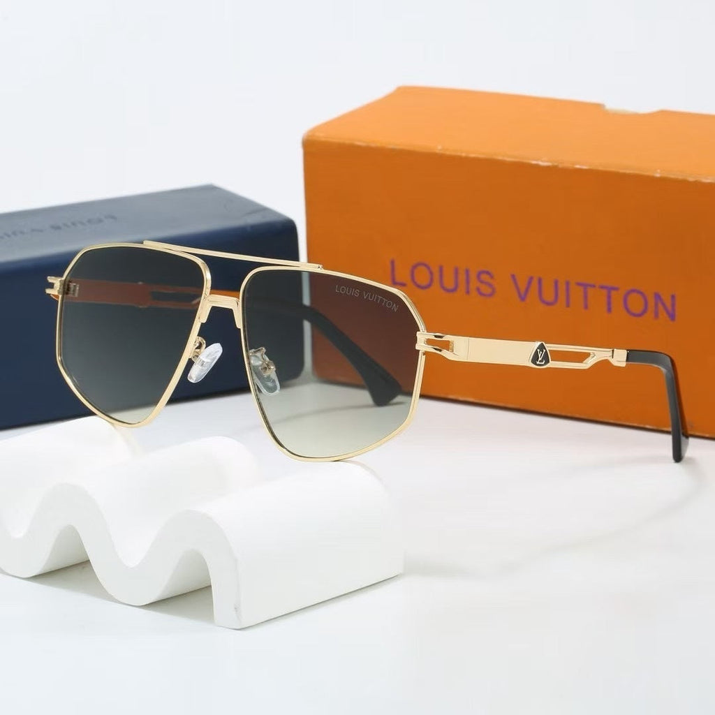 Louis vuitton Metal Vanguard Double Bridge Aviator Sunglasses