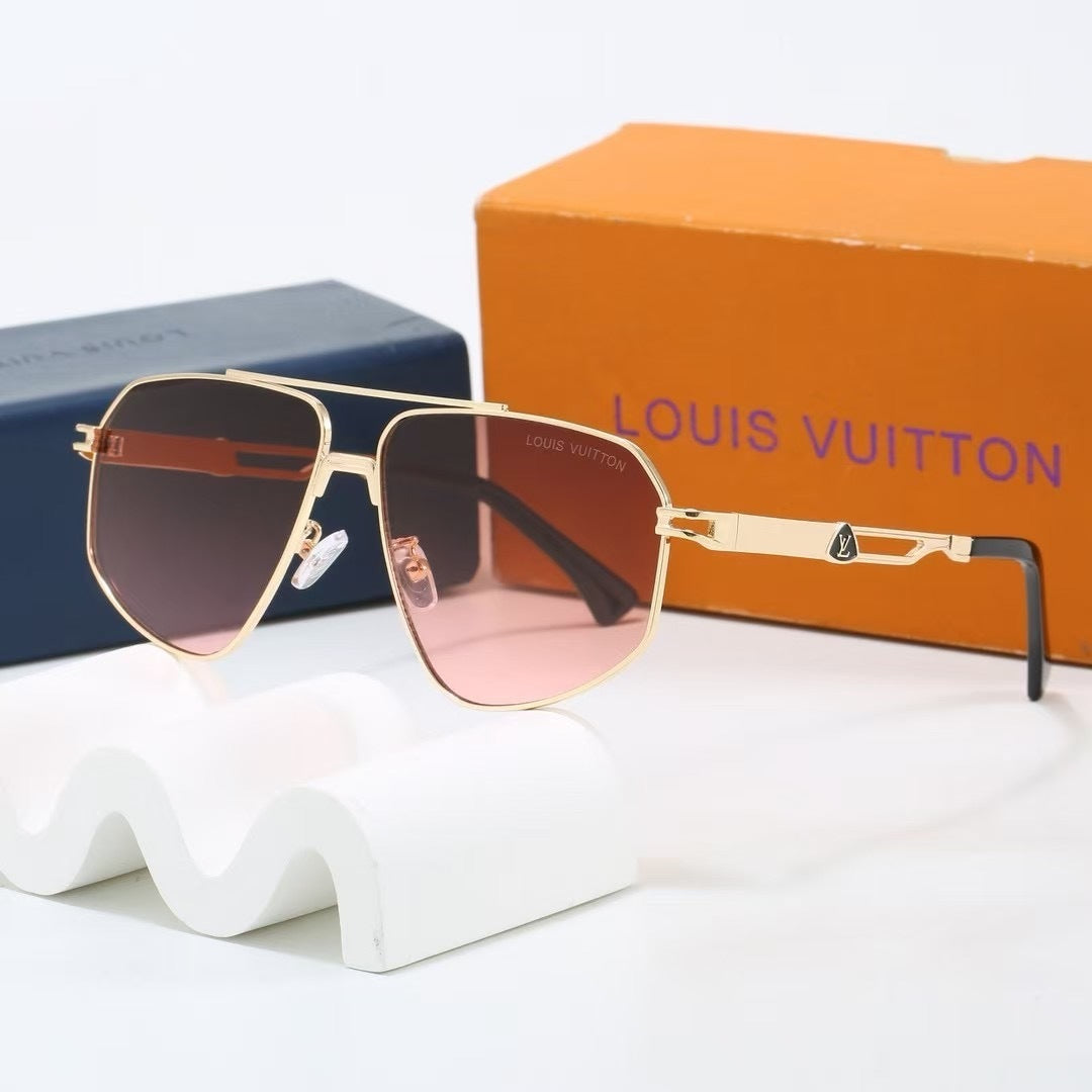 Louis vuitton Metal Vanguard Double Bridge Aviator Sunglasses